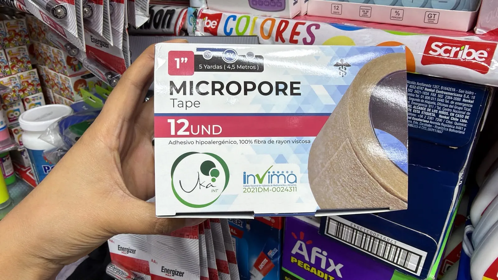 CAJA MICROPORE 1 PUL...