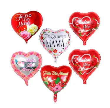 GLOBO METALIZADO 10" FELIZ DIA MAMA