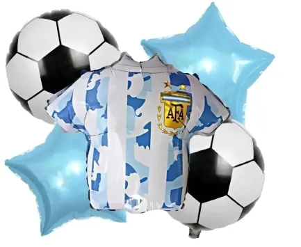 FELIZ CUMPLEAÑOS EQUIPOS DE FUTBOL 5PZS