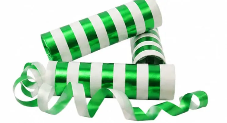 SERPENTINA SATINADA X3 TACOS X 12 UND VERDE