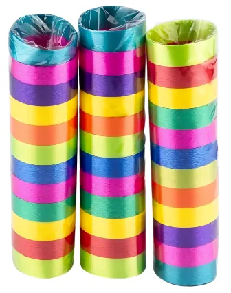 SERPENTINA SATINADA X3 TACOS X 12 UND MULTICOLOR
